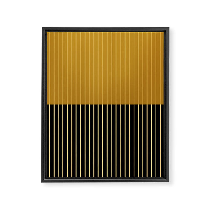 Color Block Lines XII Framed Canvas Print Gallery Image 1