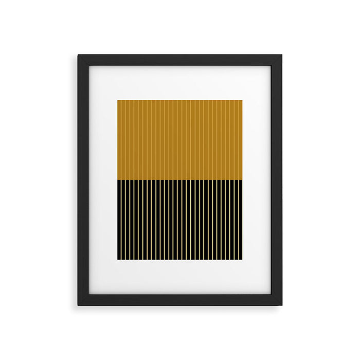Color Block Lines XII Framed Art Print Gallery Image 1