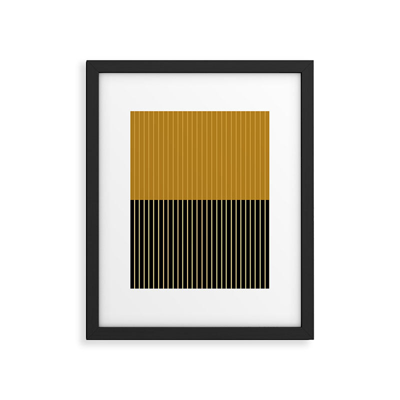 Color Block Lines XII Framed Art Print Gallery Image 6