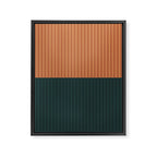 Color Block Lines XIX Framed Canvas Print Gallery Image 8