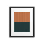 Color Block Lines XIX Framed Art Print Gallery Image 6