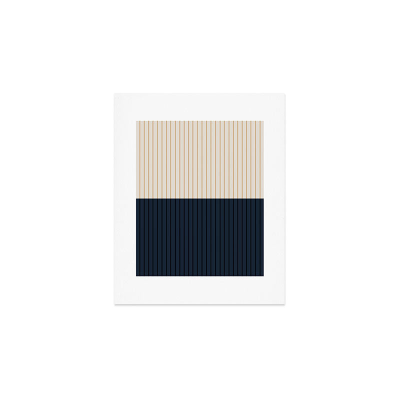 Color Block Lines XLI Art Print Gallery Image 1