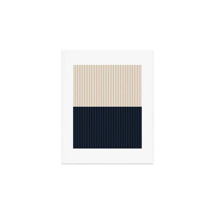 Color Block Lines XLI Art Print Gallery Image 1
