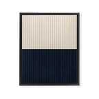 Color Block Lines XLI Framed Canvas Print Gallery Image 8