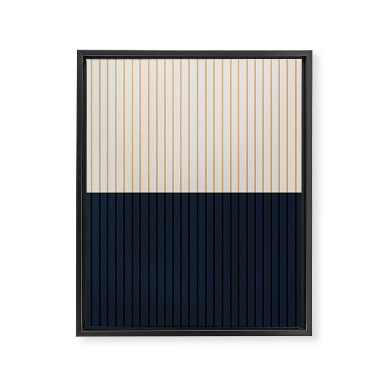 Color Block Lines XLI Framed Canvas Print Gallery Image 8