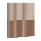 Color Block Lines XLII Coffee Creme Canvas Print Gallery Image 8