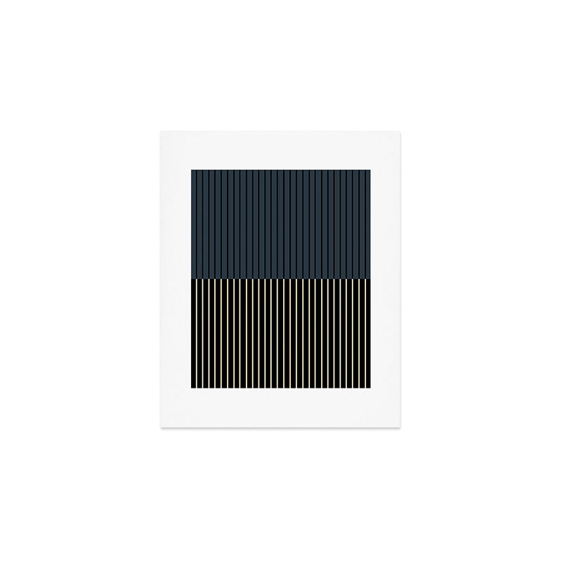 Color Block Lines XVII Art Print Gallery Image 1