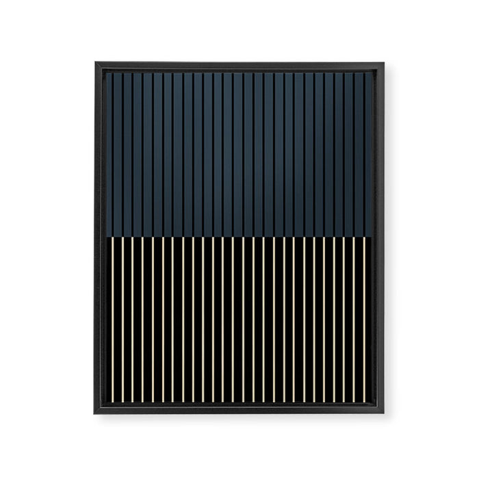Color Block Lines XVII Framed Canvas Print Gallery Image 1