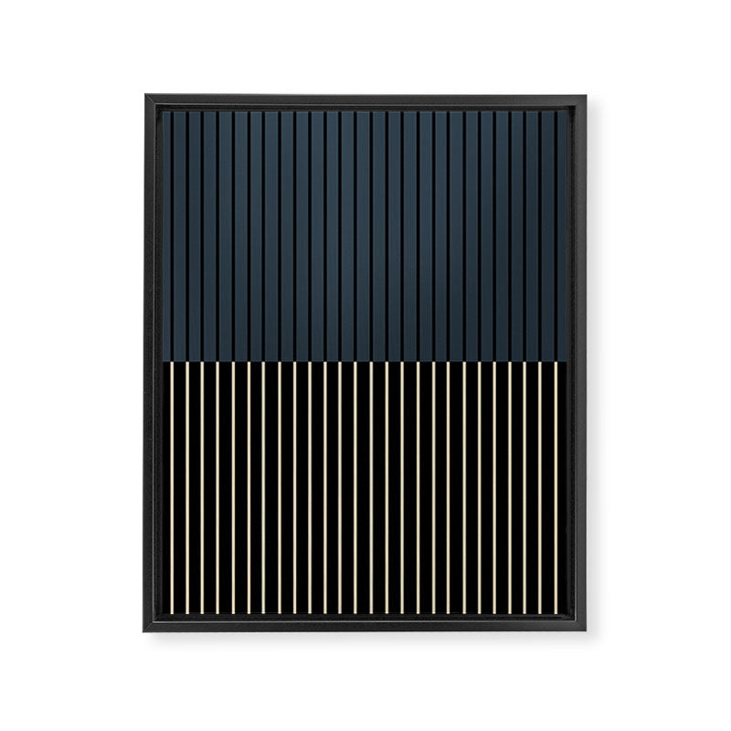 Color Block Lines XVII Framed Canvas Print Gallery Image 8