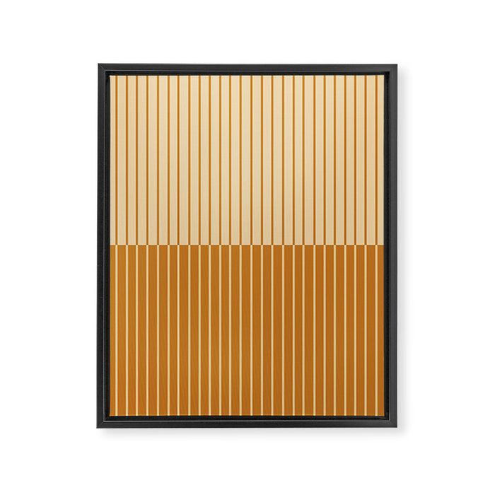 Color Block Lines XVIII Framed Canvas Print Gallery Image 1