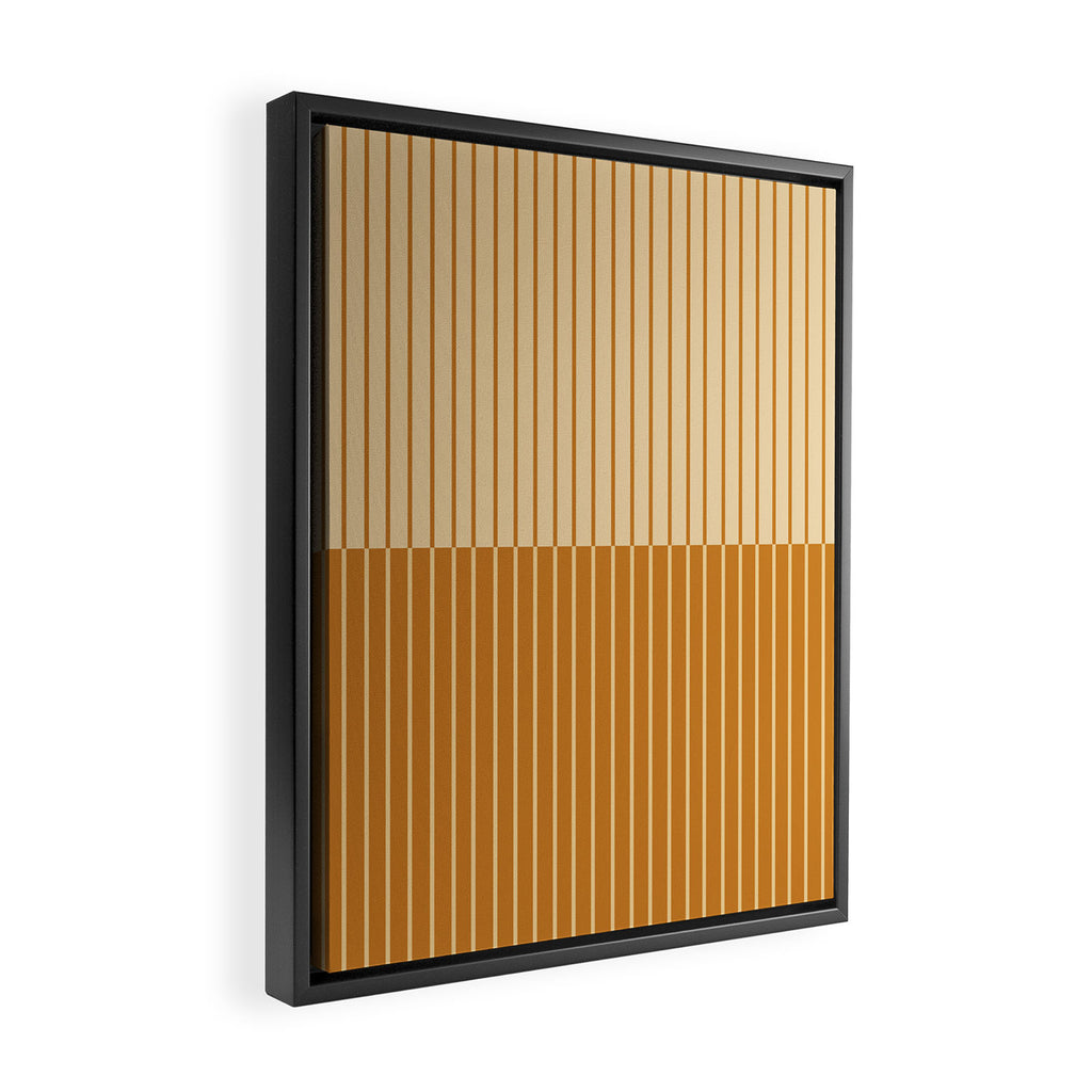 Color Block Lines XVIII Framed Canvas Print Gallery Image 2