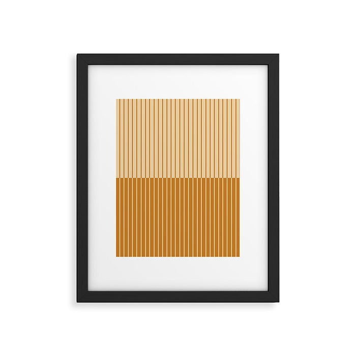 Color Block Lines XVIII Framed Art Print Gallery Image 1