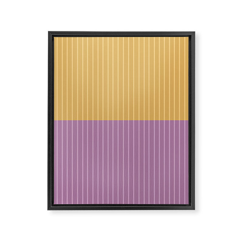 Color Block Lines XXII Framed Canvas Print Gallery Image 8