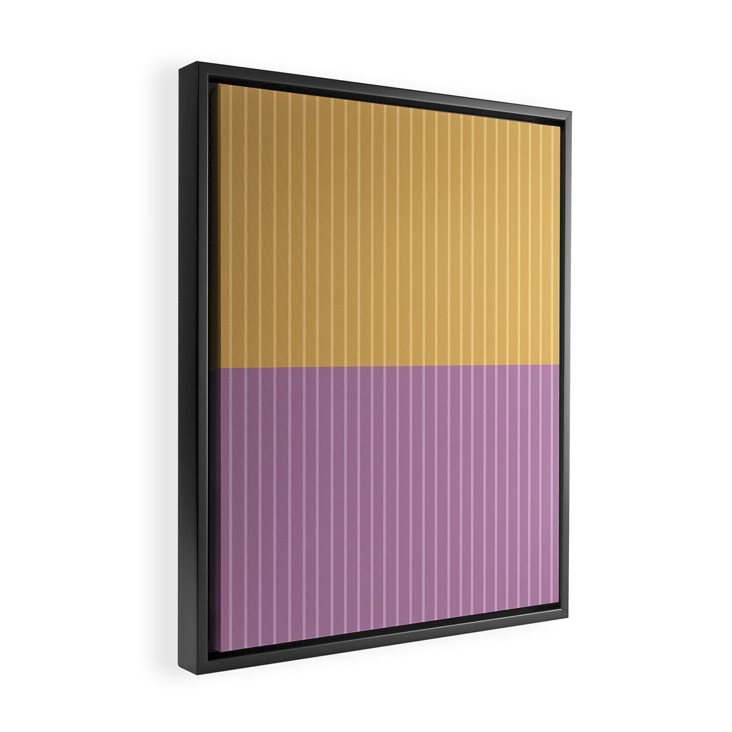 Color Block Lines XXII Framed Canvas Print Gallery Image 2