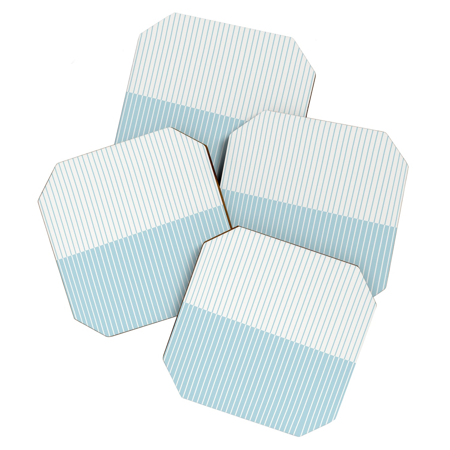 Color Block Lines XXIII Coaster Gallery Image 1