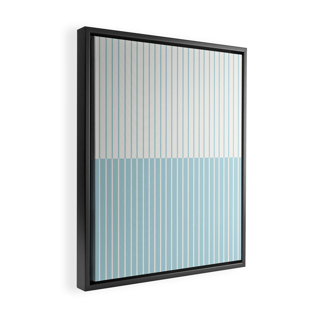 Color Block Lines XXIII Framed Canvas Print Gallery Image 2