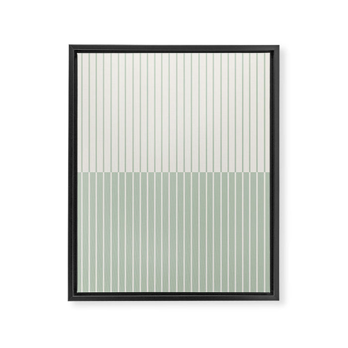 Color Block Lines XXIX Framed Canvas Print Gallery Image 1