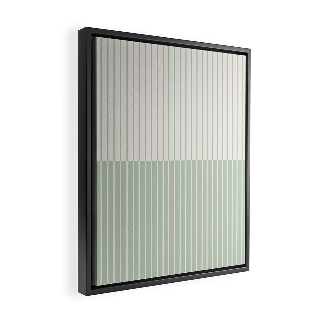 Color Block Lines XXIX Framed Canvas Print Gallery Image 2