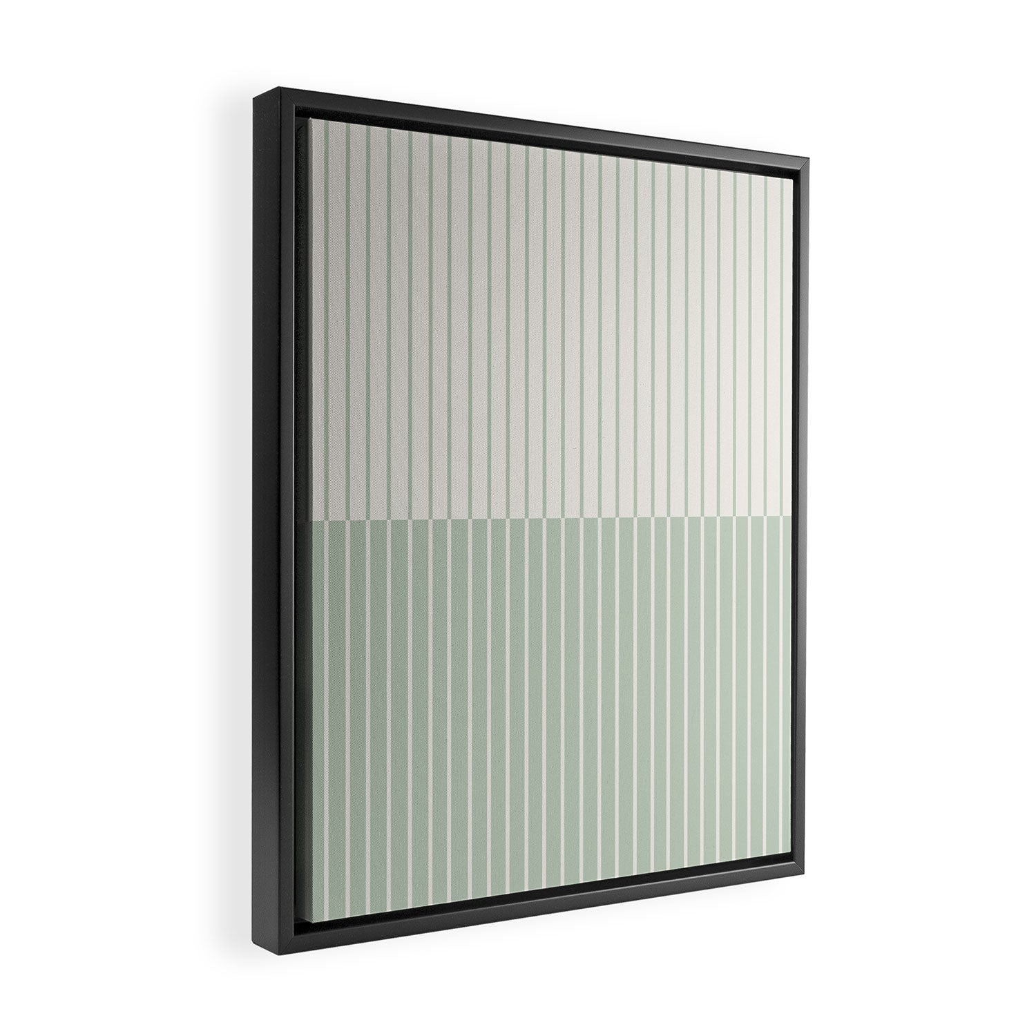 Color Block Lines XXIX Framed Canvas Print Gallery Image 2