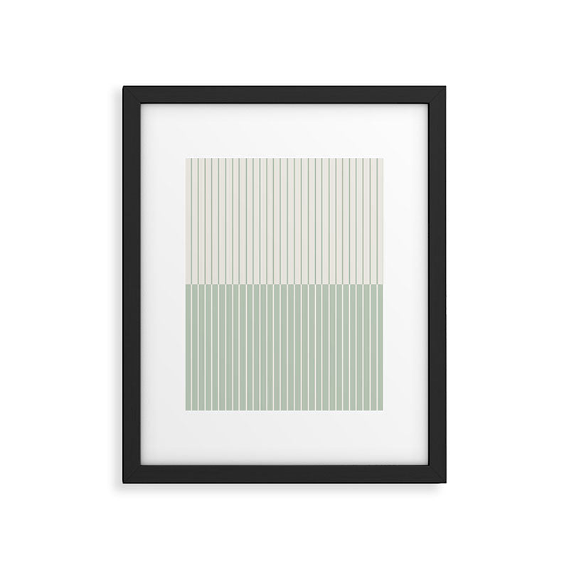 Color Block Lines XXIX Framed Art Print Gallery Image 6