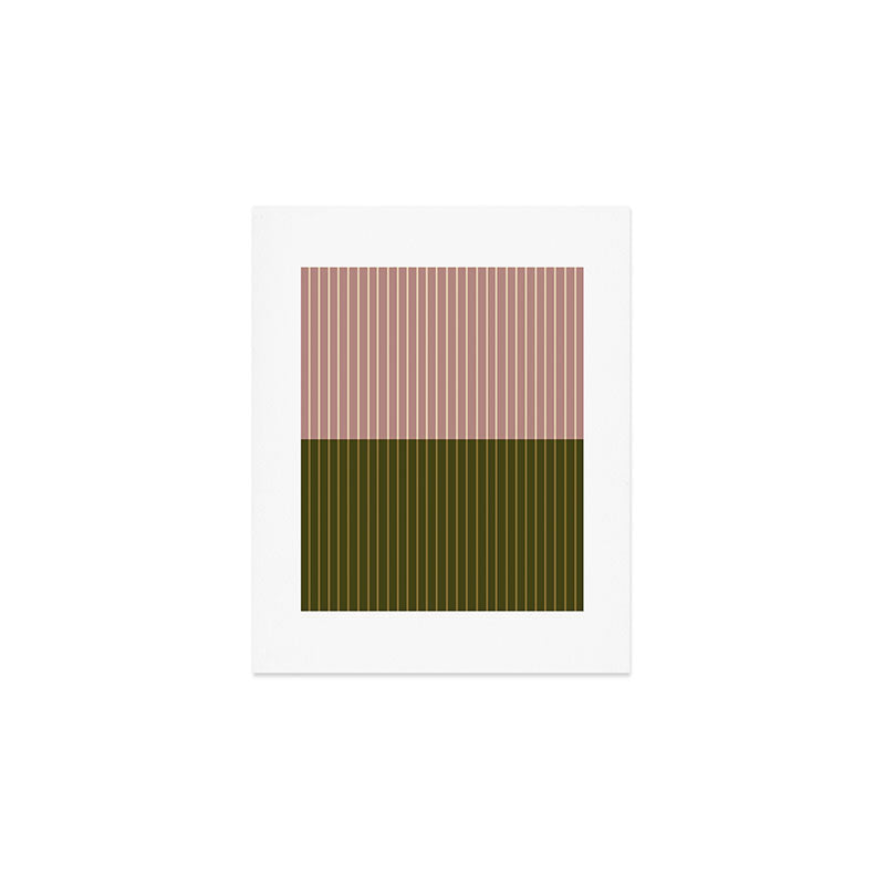 Color Block Lines XXXIV Art Print Gallery Image 1