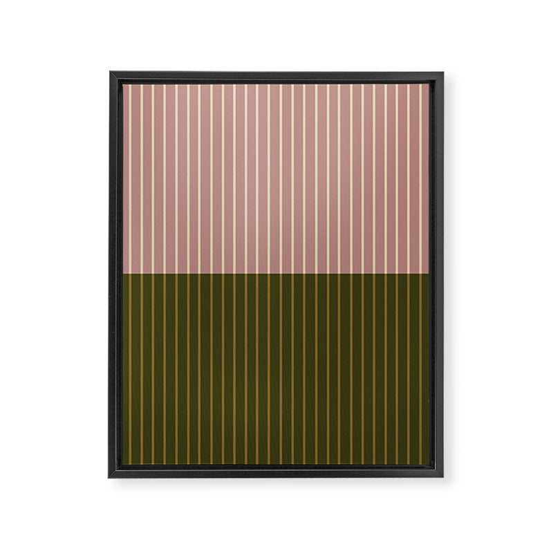 Color Block Lines XXXIV Framed Canvas Print Gallery Image 8