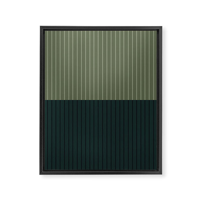 Color Block Lines XXXIX Framed Canvas Print Gallery Image 1