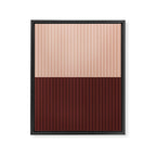 Color Block Lines XXXV Framed Canvas Print Gallery Image 8