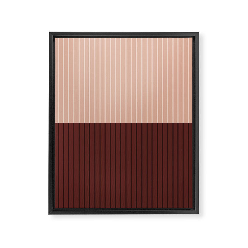 Color Block Lines XXXV Framed Canvas Print Gallery Image 8
