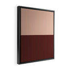 Color Block Lines XXXV Framed Canvas Print Gallery Image 2