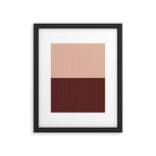 Color Block Lines XXXV Framed Art Print Gallery Image 6