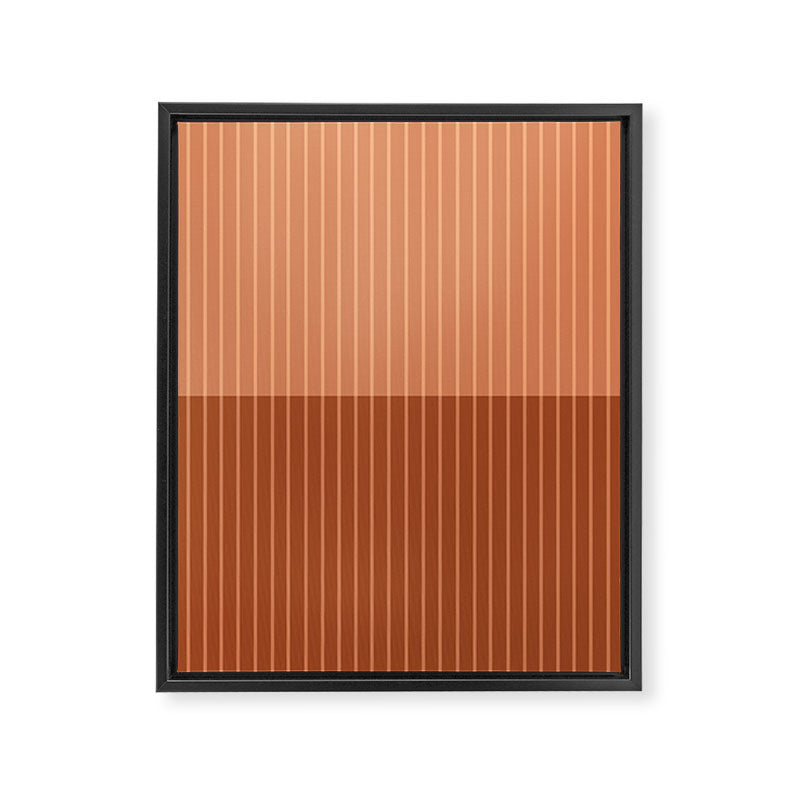Color Block Lines XXXVIII Framed Canvas Print Gallery Image 8