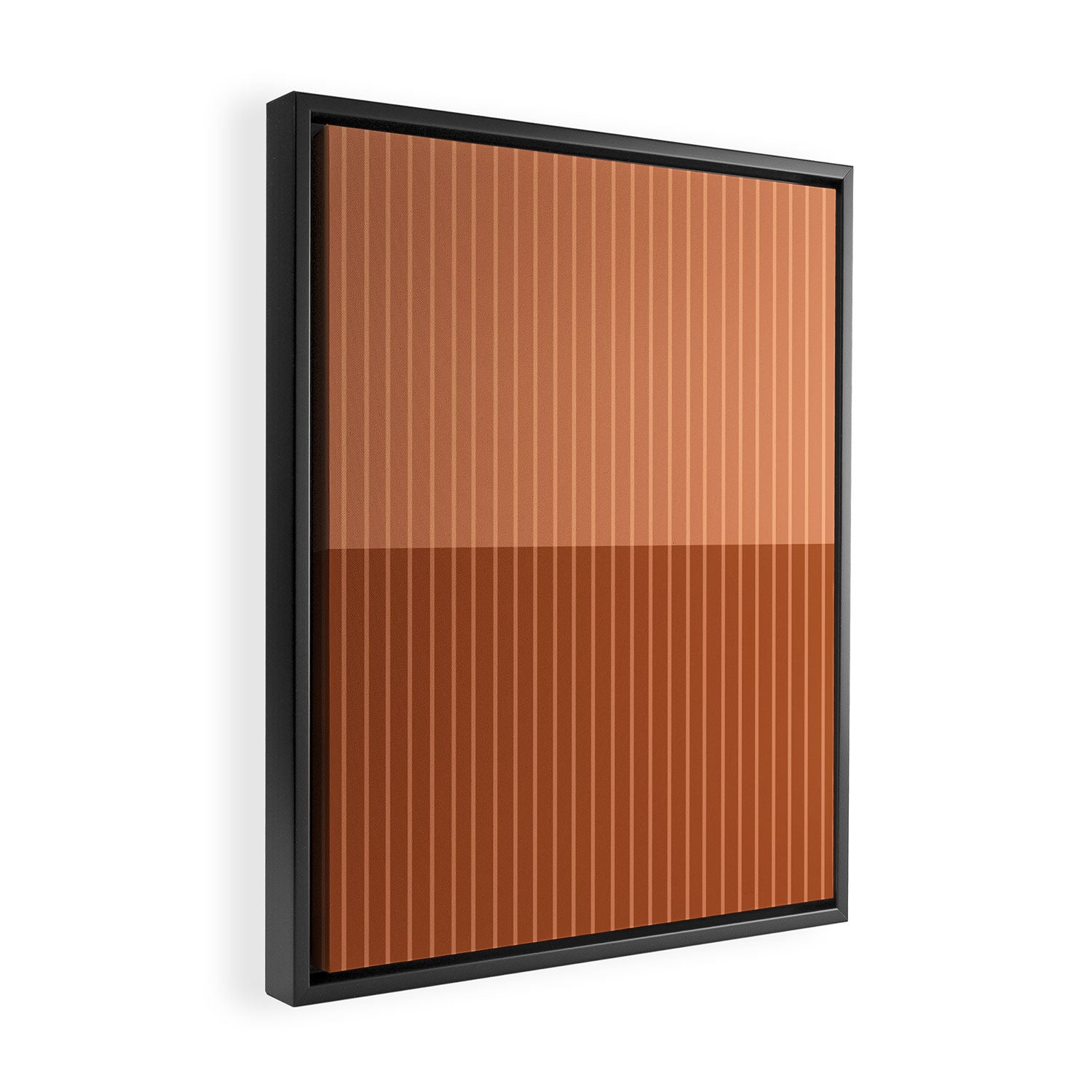 Color Block Lines XXXVIII Framed Canvas Print Gallery Image 2
