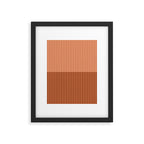 Color Block Lines XXXVIII Framed Art Print Gallery Image 6