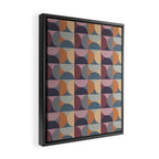 Colorful Geometric Pattern XLII Framed Canvas Print Gallery Image 2