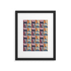 Colorful Geometric Pattern XLII Framed Art Print Gallery Image 6
