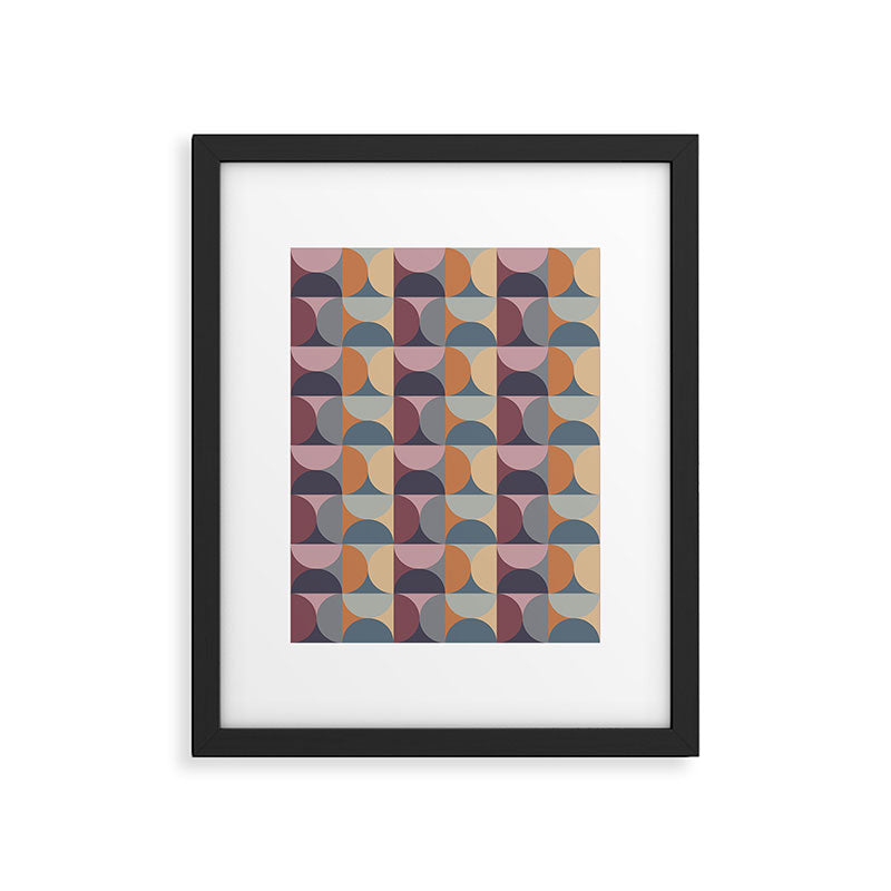 Colorful Geometric Pattern XLII Framed Art Print Gallery Image 6
