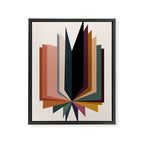 Colorful Pages IX Framed Canvas Print Gallery Image 6