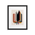 Colorful Pages IX Framed Art Print Gallery Image 5
