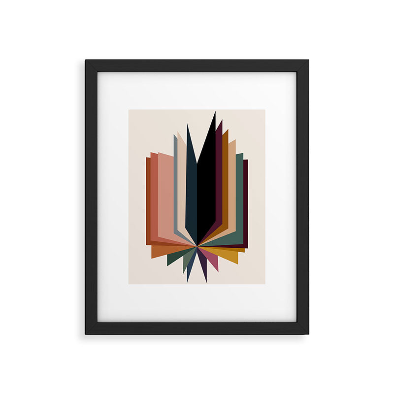 Colorful Pages IX Framed Art Print Gallery Image 5