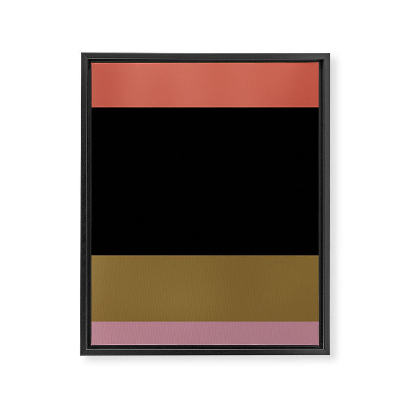 Contemporary Color Block IV Framed Canvas Print Gallery Image 6
