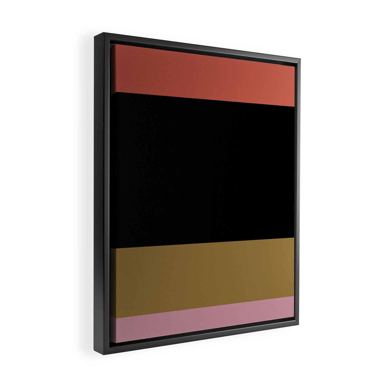 Contemporary Color Block IV Framed Canvas Print Gallery Image 2