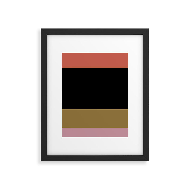 Contemporary Color Block IV Framed Art Print Gallery Image 5