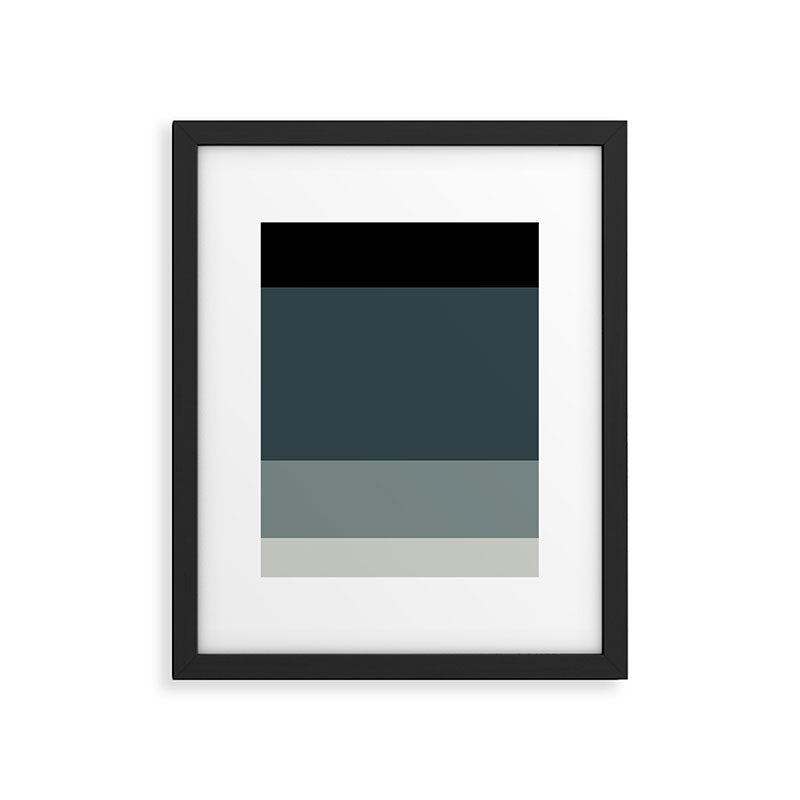 Contemporary Color Block IX Framed Art Print Gallery Image 5