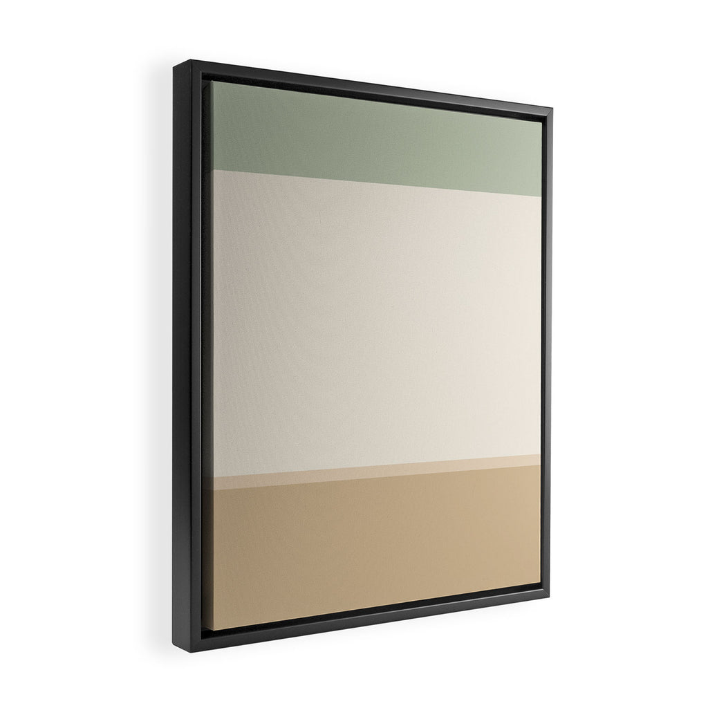 Contemporary Color Block LII Framed Canvas Print Gallery Image 2