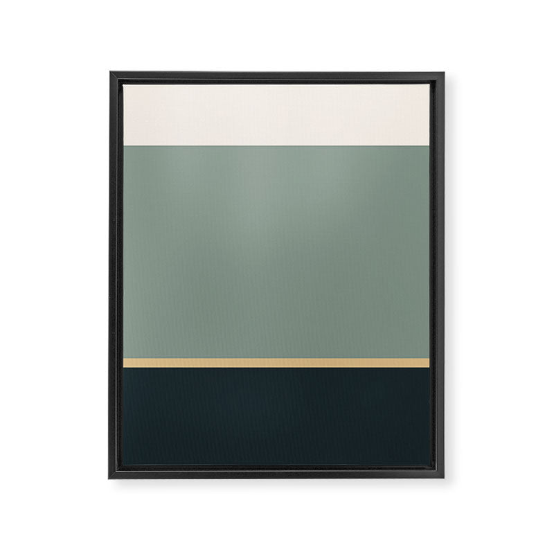 Contemporary Color Block LV Framed Canvas Print Gallery Image 6