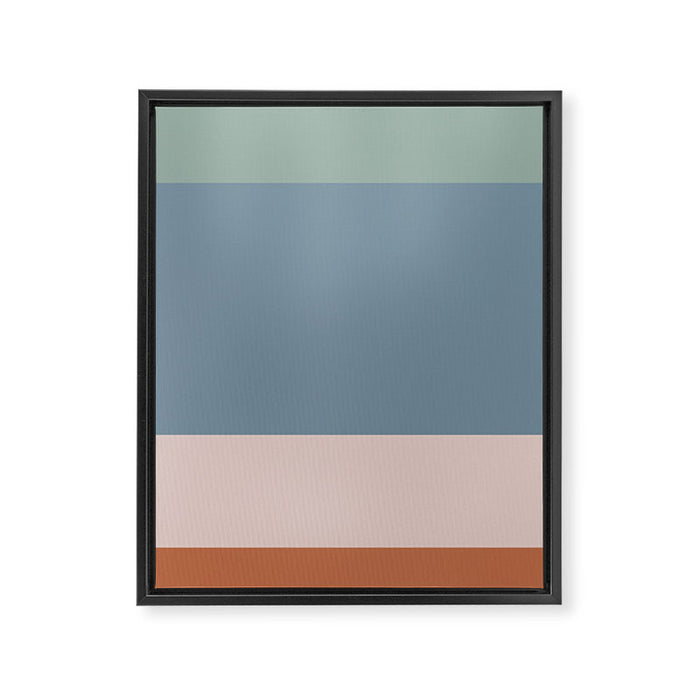 Contemporary Color Block XI Framed Canvas Print Gallery Image 1