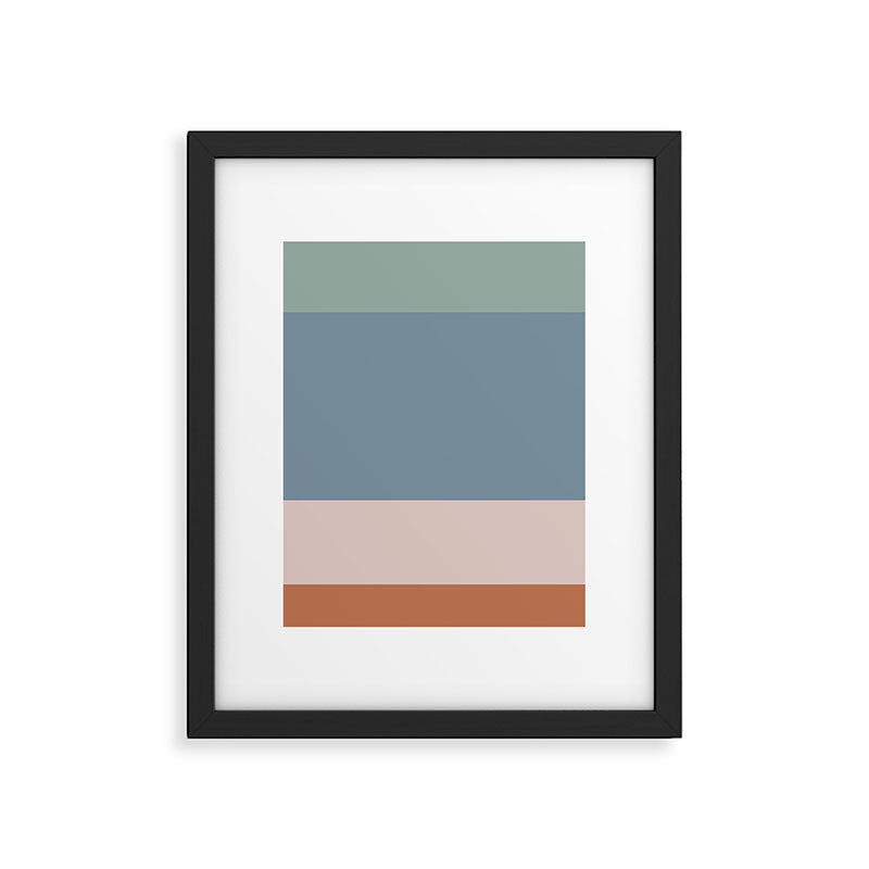 Contemporary Color Block XI Framed Art Print Gallery Image 5