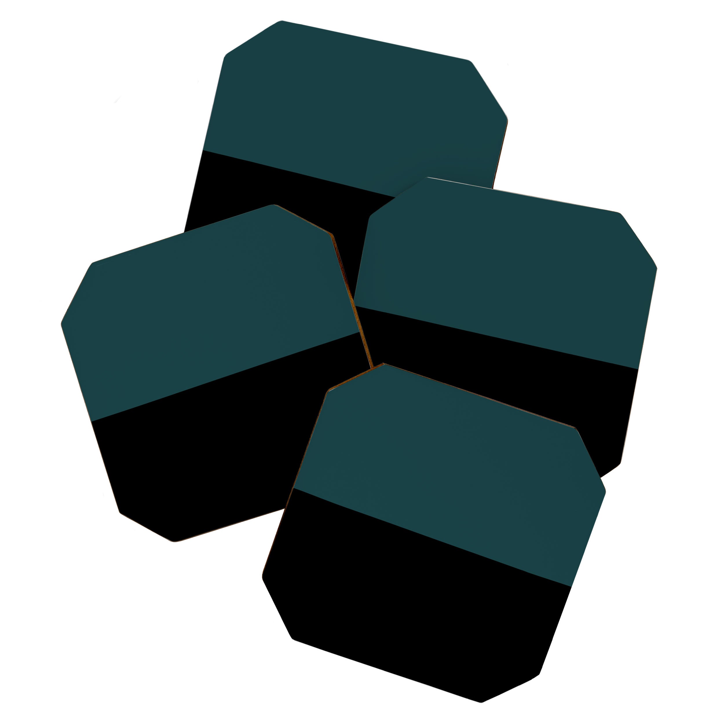 Contemporary Color Block XII Coaster Gallery Image 1