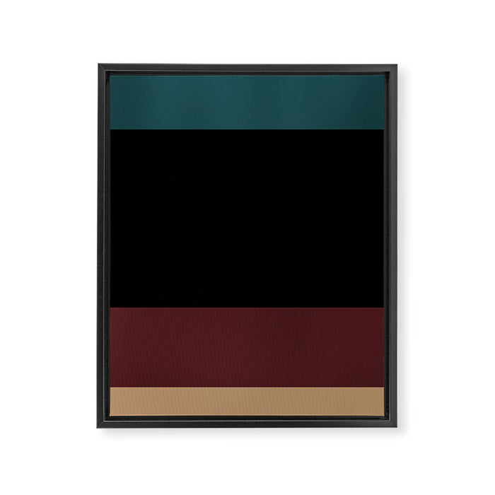 Contemporary Color Block XII Framed Canvas Print Gallery Image 1